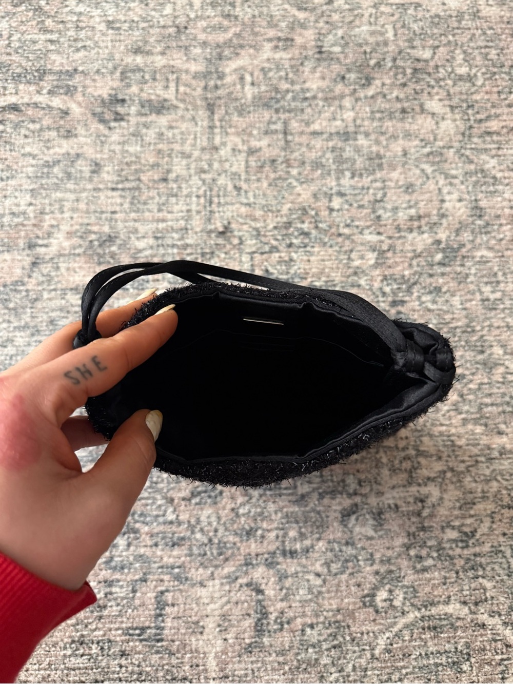 Prada Vintage Black Textured Shoulder Bag - Picture 8 of 8